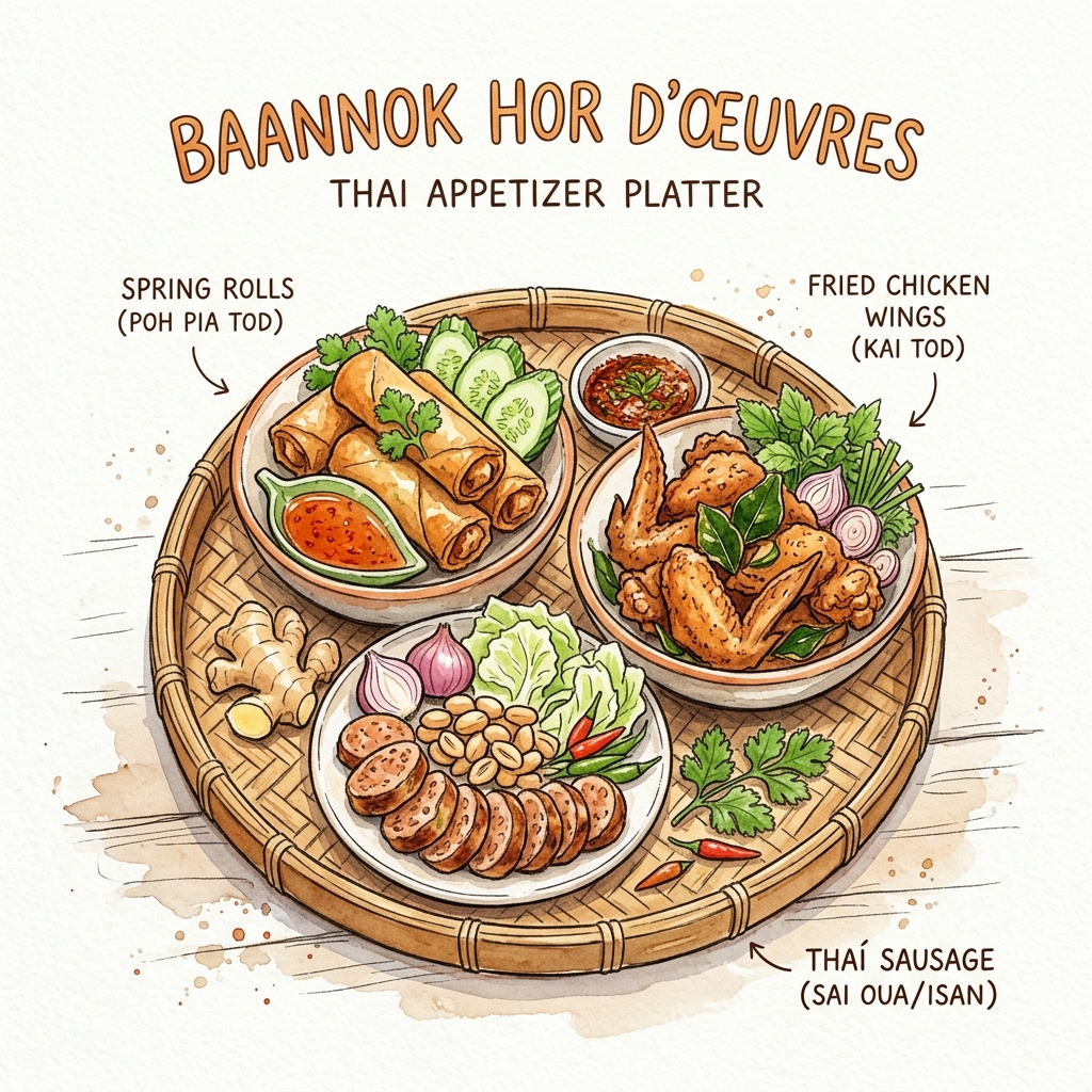 Baannok Hors d'oeuvres platter