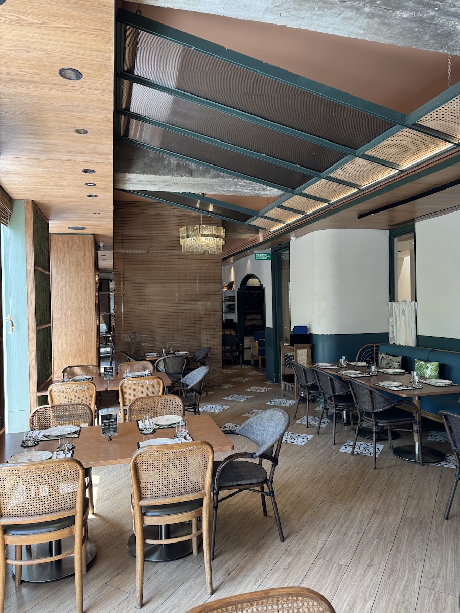 Baannok BKK cozy interior with vintage Thai decor